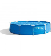 Intex - 28202NP - Kit piscinette metal frame ronde tubulaire ø 3,05 x 0,76m