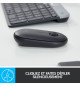 Souris sans fil - Logitech - M350 Pebble - Bluetooth - silencieuse - Noir