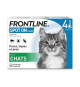 FRONTLINE Spot On Chat 4 pipettes - Puces tiques et poux