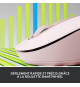Souris Sans Fil Logitech Signature M650 L - Grande Taille Silencieuse, Bluetooth, Boutons Programmables - Rose