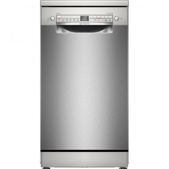 Lave-vaisselle pose libre BOSCH SPS2HKI58E - 10 couverts - Induction - L45cm - 46 dB - Gris Inox