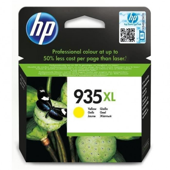 HP 935XL Cartouche d'encre jaune grande capacité authentique (C2P26AE)  pour HP OfficeJet 6230/6820/6830
