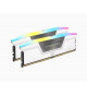 Mémoire RAM - CORSAIR - Vengeance RGB DDR5 - 32GB 2x16GB DIMM - 5600 MHz - 1,25V - Blanc (CMH32GX5M2B5600C36WK)