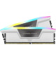 CORSAIR Vengeance RGB DDR5 - 32GB 2x16GB DIMM - 6000MHz - Unbuffered, 40-40-40-77, XMP 3.0, White Heatspreader, RGB LED, 1.35V