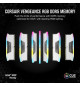 CORSAIR Vengeance RGB DDR5 - 32GB 2x16GB DIMM - 6000MHz - Unbuffered, 40-40-40-77, XMP 3.0, White Heatspreader, RGB LED, 1.35V