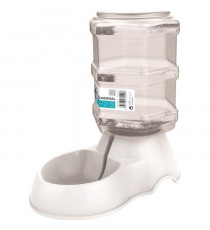 M-PETS Distributeur d'eau Hexagonal - 3500 ml - Blanc - Pour chien