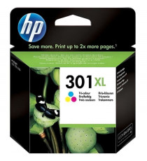 HP 301XL Cartouche d'encre trois couleurs grande capacité authentique (CH564EE) pour HP Envy 4505 et HP DeskJet 1050/1512/254…