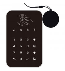 Clavier sans fil WKE301 avec badges RFID - AM301 - Noir - A visser