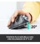 LOGITECH - Souris sans fil MX ERGO - Noir