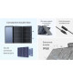 Panneau solaire portable 220W EcoFlow - Silicium monocristallin - Double face - Charge rapide