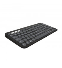 LOGITECH - Clavier sans fil - Pebble Keys 2 K380s - Bluetooth - Bouton Easy-Switch - Graphite - (920-011803)