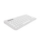 LOGITECH - Clavier sans fil - Pebble Keys 2 K380s - Bluetooth - Bouton Easy-Switch - Blanc - (920-011804)