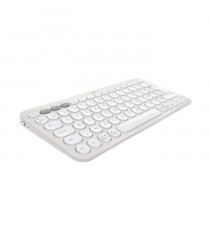 LOGITECH - Clavier sans fil - Pebble Keys 2 K380s - Bluetooth - Bouton Easy-Switch - Blanc - (920-011804)