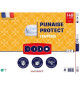 Couette tempérée DODO 140x200 cm - 1 personne - Protection anti punaise, anti acarien - 300G/m² - Blanc - Fabriqué en France