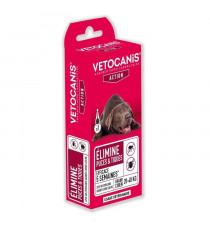 VETOCANIS Pipette Spot-on Fipronil - Anti-Puces et Anti-Tiques - Pour grand chien