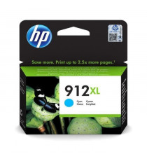 HP 912XL Cartouche d'encre cyan grande capacité authentique (3YL81AE) pour HP OfficeJet 8010 series/ OfficeJet Pro 8020 series