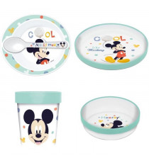 Pack repas 2eme age THERMOBABY MICKEY - 3 Assiettes + un gobelet + 1 cuillere