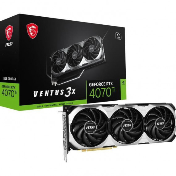 MSI - Carte Graphique - GeForce RTX 4070 Ti VENTUS 3X E 12G OC