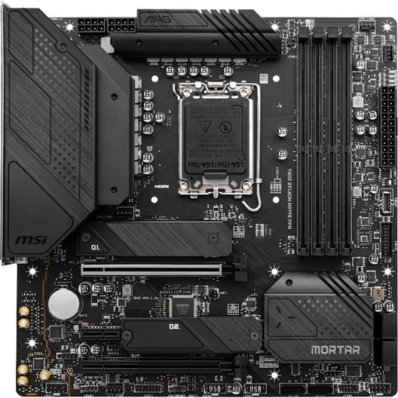 MSI - MAG B660M MORTAR DDR4 - Carte Mere - Socket LGA 1700 - Chipset Intel B660