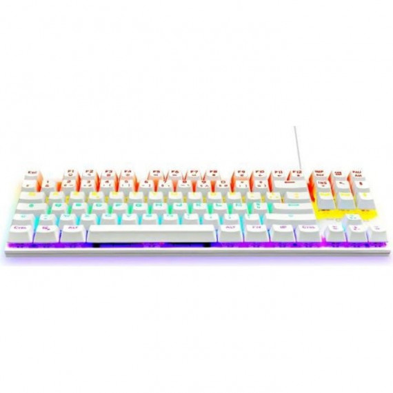 Clavier de jeu - THE G-LAB - KEYZ-MERCURY-W/FR - Mécanique - TKL - Blanc