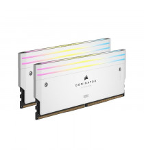 Mémoire RAM - CORSAIR - Dominator Titanium RGB DDR5 - 32GB 2x16GB DIMM - 6000MT/s - Intel XMP 3.0  - 1.40V - Blanc (CMP32GX5M…