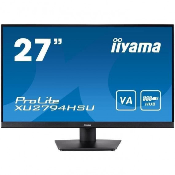 Ecran PC - IIYAMA ProLite XU2794HSU-B1 - 27 FHD - Dalle VA - 4 ms - 75Hz - HDMI  / DisplayPort