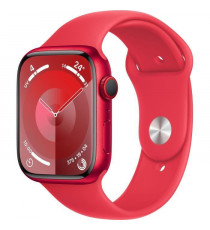 Apple Watch Series 9 GPS + Cellular - 45mm - Boîtier (PRODUCT)RED Aluminium - Bracelet (PRODUCT)RED Sport Band - M/L