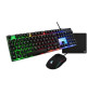 Combo Gaming 3 en 1- Clavier gaming et souris gaming rétroéclairé + Tapis de souris - THE G-LAB - COMBO YTTRIUM