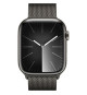 Apple Watch Series 9 GPS + Cellular - 45mm - Boîtier Acier Graphite - Bracelet Graphite Milanese Loop