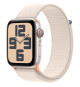 Apple Watch SE GPS + Cellular - 44mm - Boîtier Starlight Aluminium - Bracelet Starlight Sport Loop