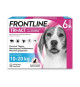 FRONTLINE Tri-Act Chiens M - 10 a 20 kg - 6 Pipettes - puces, tiques, moustiques, phlébotomes et mouches piqueuses