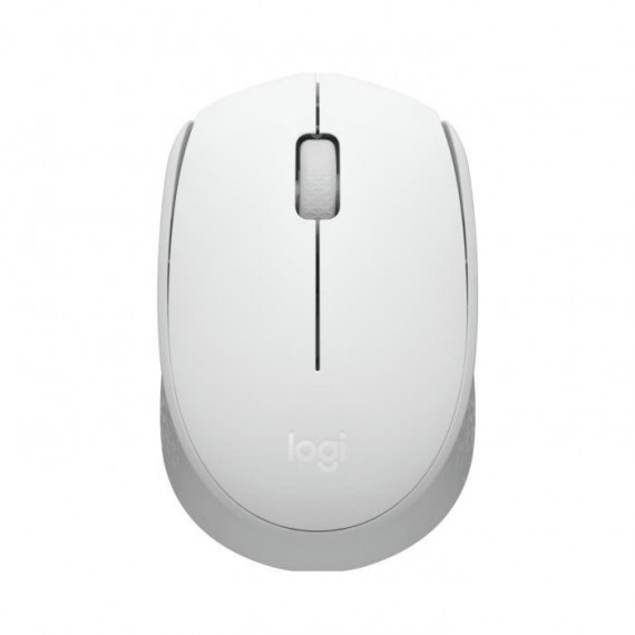 Logitech M171 Souris Sans Fil 2,4 GHz avec Mini-récepteur USB, Suivi Optique, Ambidextre - Blanc cassé