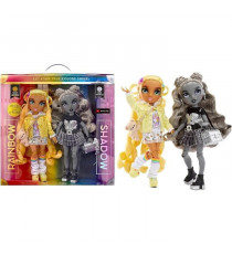 Special Edition Pack Rainbow High x Shadow High - Sunny & Luna - 2 poupées mannequin articulée 27cm + accessoires