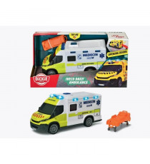 Ambulance Samu - Dickie - IVECO Daily - Roue libre - Effets sonores et lumineux