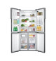 Réfrigérateur congélateur - Haier HRC-45D2H - Multi-portes  No frost - 468L (314+154)  H180 x 83L  Gris