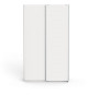 Armoire GHOST - Décor blanc mat - 2 Portes coulissantes - L.116,5 x P. 59,9 x H. 203 cm - DEMEYERE