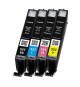 CANON Pack de 4 cartouche d'encre CLI-551 Noir/Cyan/Magenta/Jaune