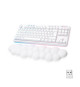 Logitech G - Clavier Gaming - G715 Mécanique Sans Fil Tactile (GX Brown) avec Repose-Poignet - White Mist