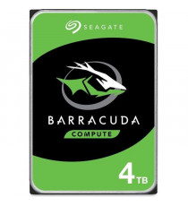 SEAGATE - Disque dur Interne HDD - BarraCuda - 4To - 5 400 tr/min - 3.5