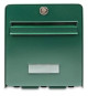 BURG WACHTER Boîte aux lettres Favor en acier galvanisé - 1 porte - Vert