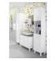 CORAIL Colonne de salle de bain L 30 cm - Blanc brillant