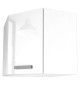 START Meuble de cuisine haut d'angle L 58 cm - Blanc brillant