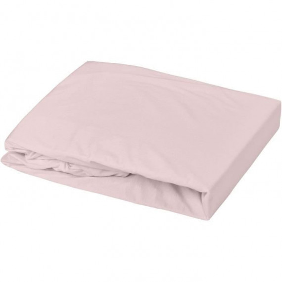 Ensemble bébé avec 1 alese + 1 drap housse - Poudre - 70 x 140  cm