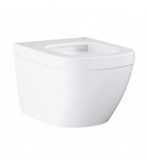 Cuvette WC suspendue compact Euro Ceramic - GROHE - sans bride - chasse triple vortex