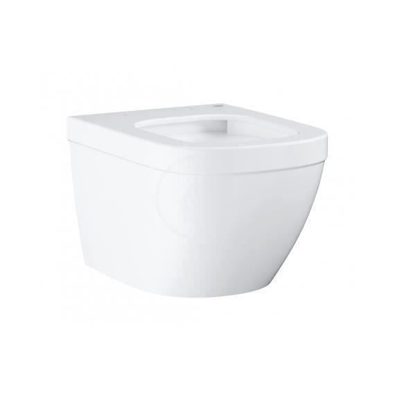 Cuvette WC suspendue compact Euro Ceramic - GROHE - sans bride - chasse triple vortex