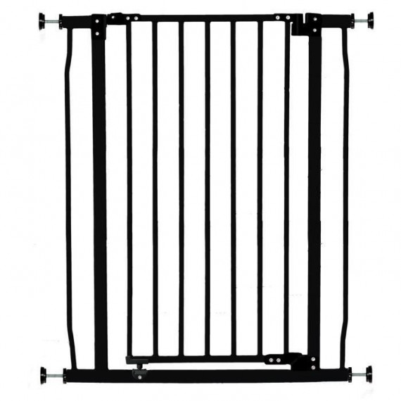 DREAMBABY Barriere de sécurité Extra Haute LIBERTY - Par pression - L 75/81 x H 93 cm - Noire