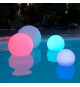 LUMISKY - Boule lumineuse sans fil flottante LED - multicolore dimmable BOBBY - Ø50cm avec télécommande et socle a induction