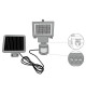 Spot solaire GALIX avec détecteur de présence - 80 LED - Noir