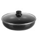 SITRAM Sauteuse 28cm tous feux dont induction noir + pince