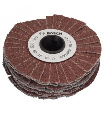 Cylindre abrasif Bosch - (Accesssoire pour Texoro, Grain 80, Largeur 15mm, Souple)